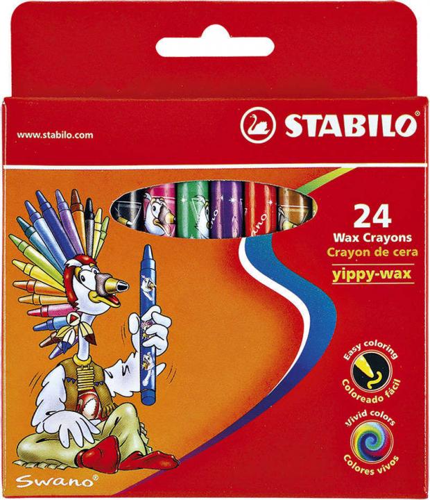 

Восковые мелки Stabilo, 24 шт