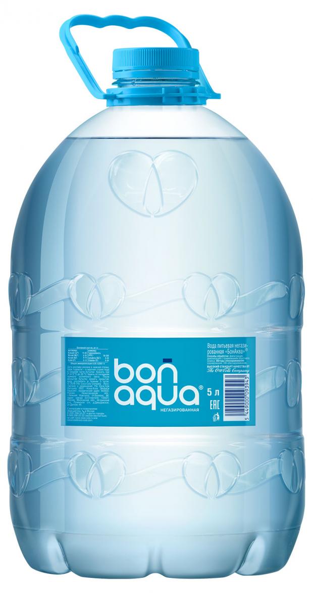 

Вода питьевая BonAqua негазированная, 5 л