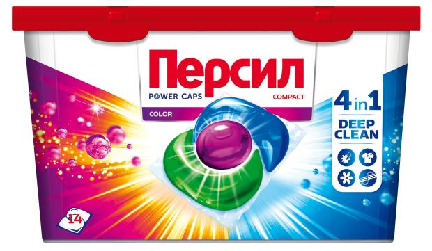 Капсулы для стирки Персил 4in1 Color, 14 шт