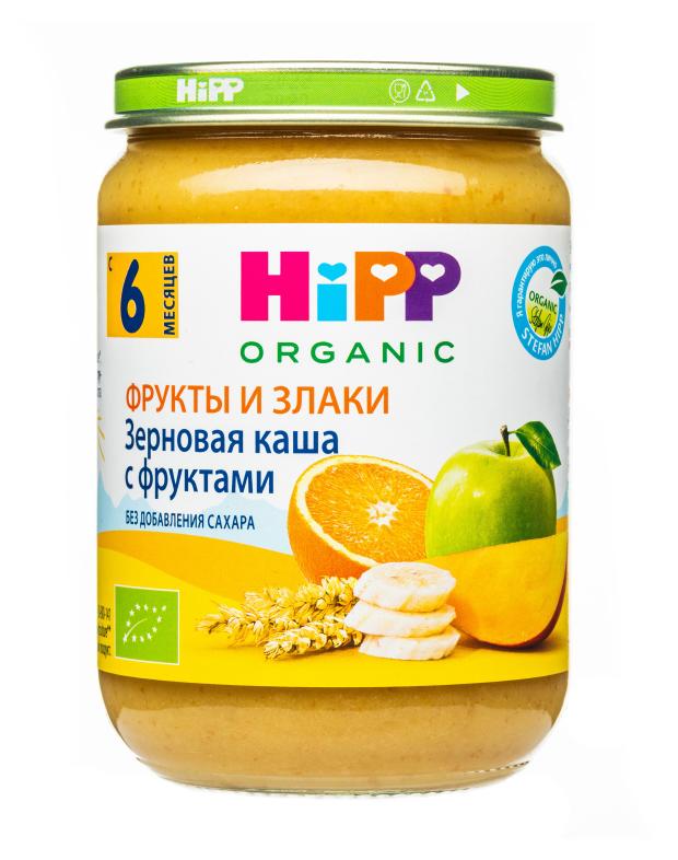 фото Пюре злаковое hipp каша с фруктами с 6 мес., 190 г