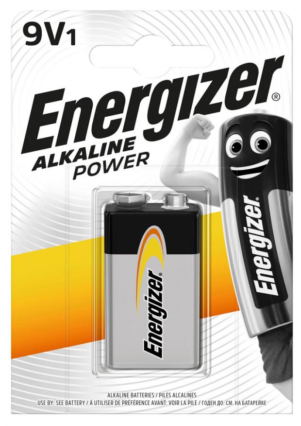 

Батарейка Energizer Alkaline Power 9V крона, 1 шт