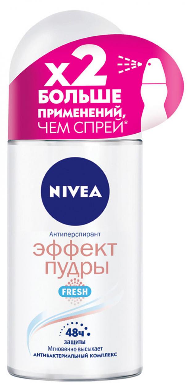 фото Антиперспирант шариковый nivea fresh эффект пудры, 50 мл