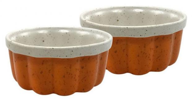 

Набор кокотниц Kukmara Pumkin Vanilla керамические, 10х10х4,7 см