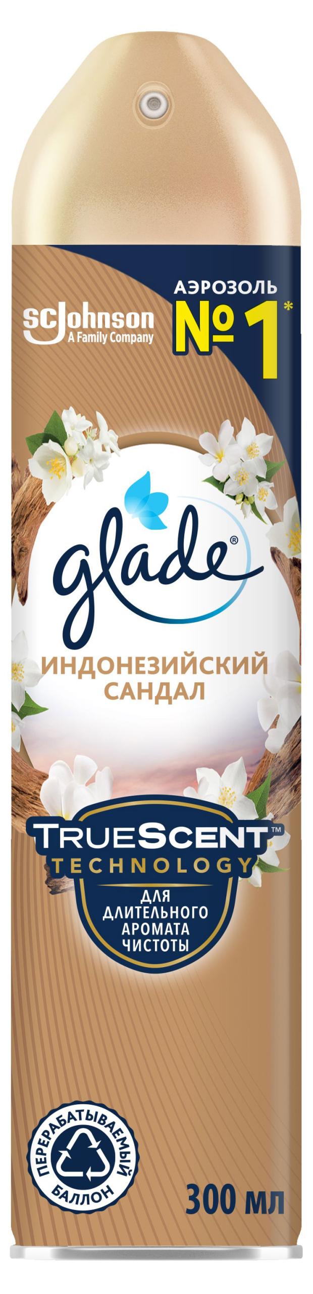 Аэрозоль Glade Индонезийский сандал, 300 мл