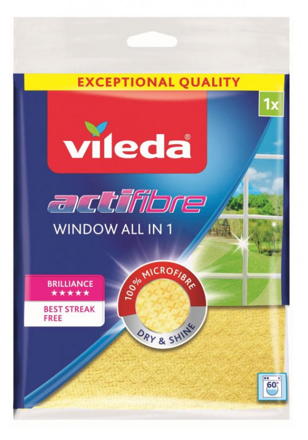 

Салфетка для окон Vileda AktiFibre, 36 x 32 см