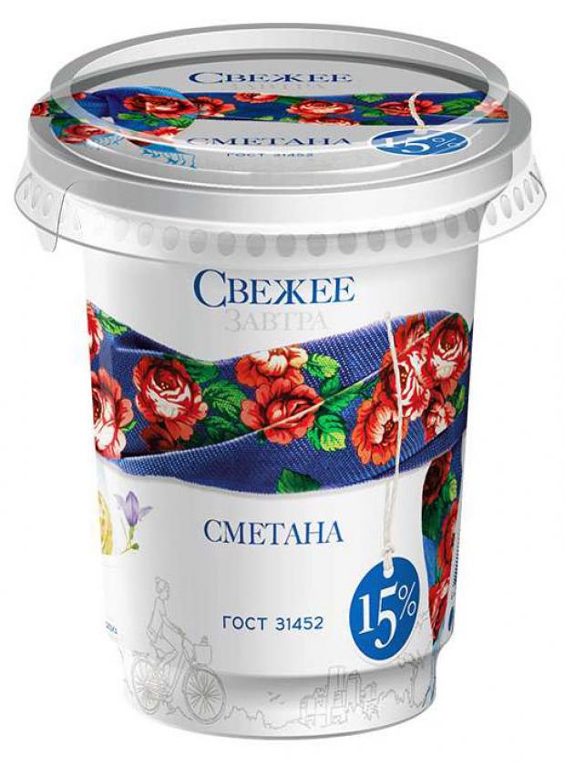 

Сметана «Свежее завтра» 15%, 315 г