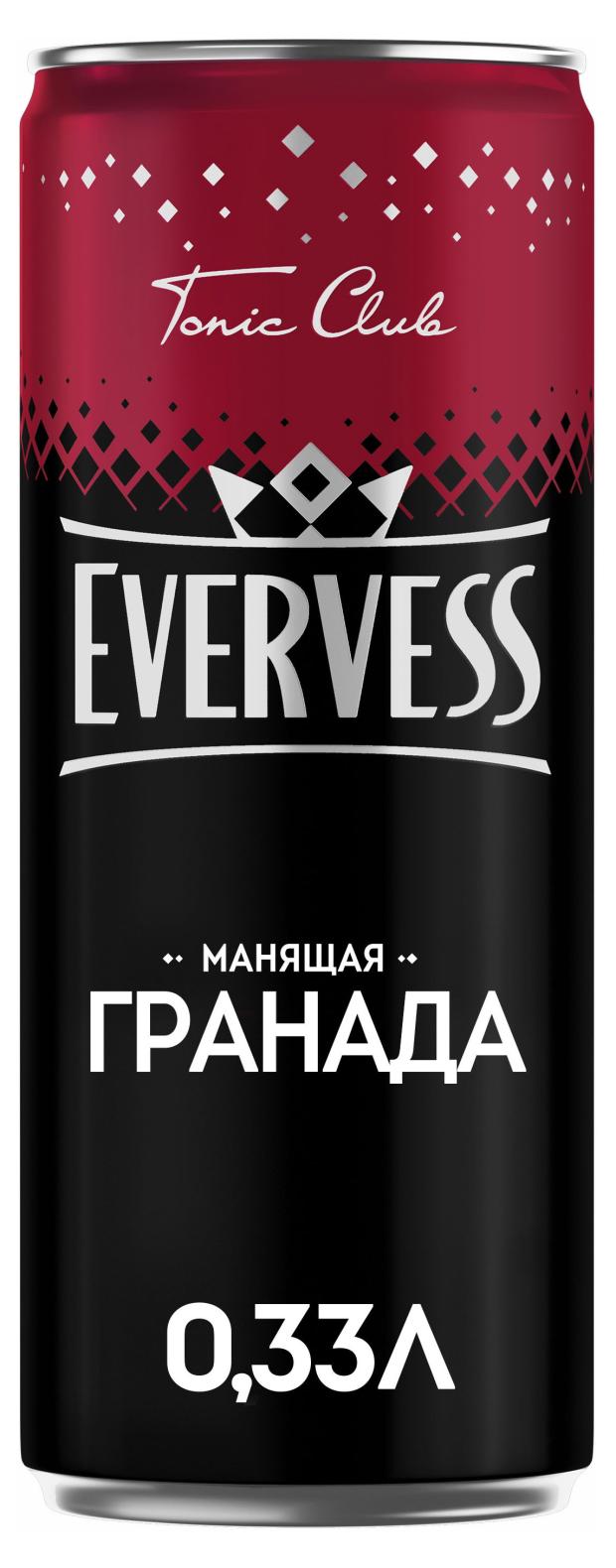 Напиток газированный Evervess Манящая Гранада, 330 мл