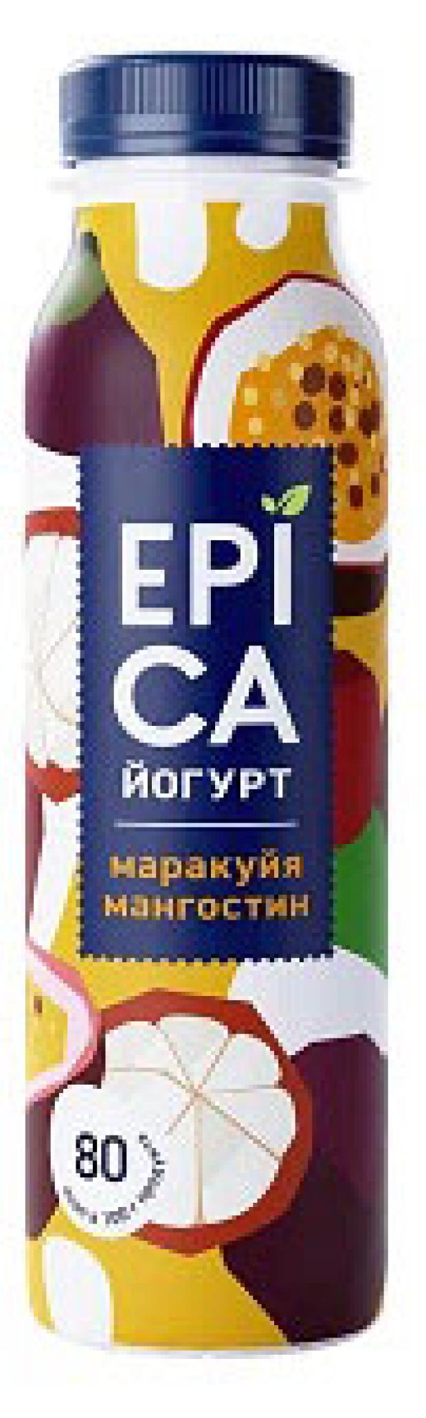 <b>Йогурт</b> питьевой <b>EPICA</b> с маракуйей и мангостином 2,5