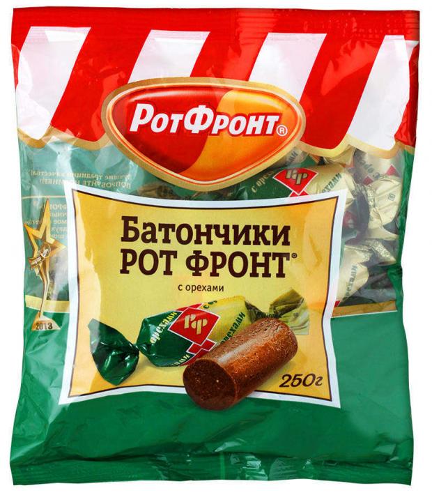 

Конфеты «Рот Фронт» батончики с орехами, 250 г