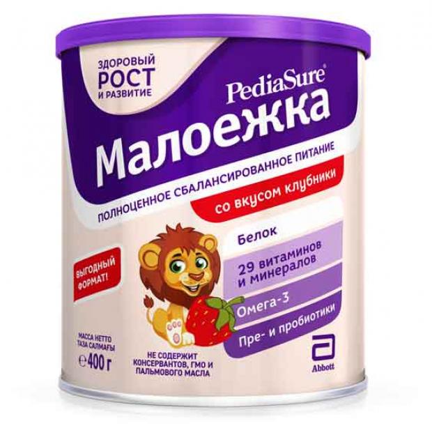 

Смесь сухая Pediasure Малоежка со вкусом клубники, 400 г