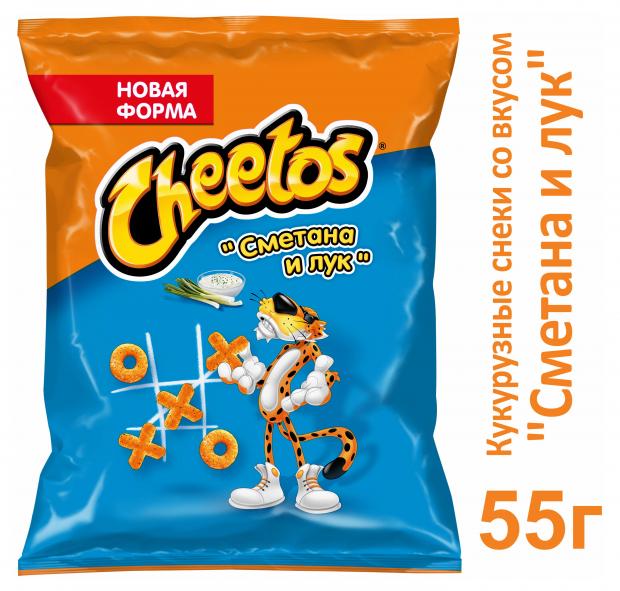 

Снеки Cheetos кукурузные сметана и лук, 55 г