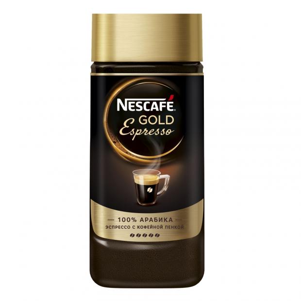 фото Кофе растворимый nescafe gold espresso с кофейной пенкой, 85 г