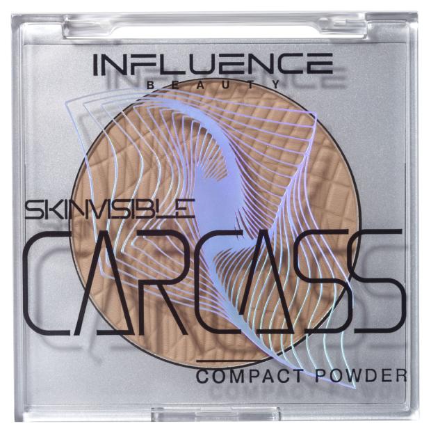 Пудра Influence Beauty Skinvisible Carcass компактная матовый финиш тон 04 темно-бежевый, 4,2 г