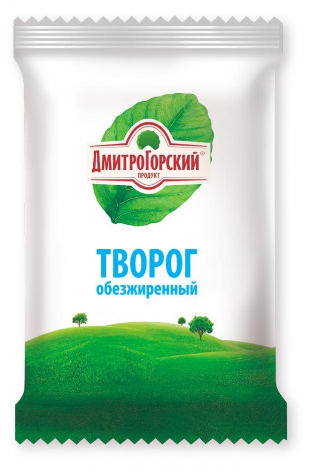 

Творог Дмитрогорский продукт обезжиренный пергамент БЗМЖ, 180 г