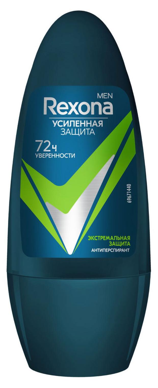 Антиперспирант роликовый Rexona Men Экстремальная защита, 50 мл