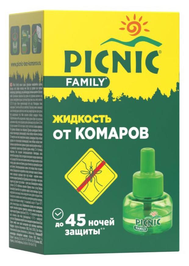 фото Жидкость от комаров picnic family 45 ночей, 30 мл