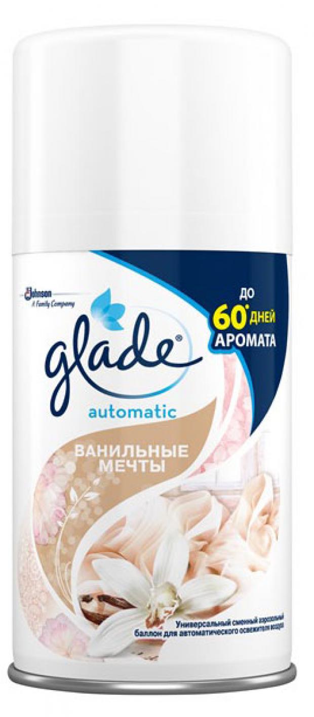 

Освежитель воздуха Glade Ванильные мечты сменный баллон, 269 мл