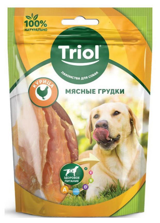 фото Лакомство доя собак triol ломтики куриной грудки, 70 г