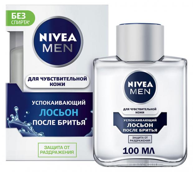 фото Лосьон после бритья nivea men для чувствительной кожи, 100 мл