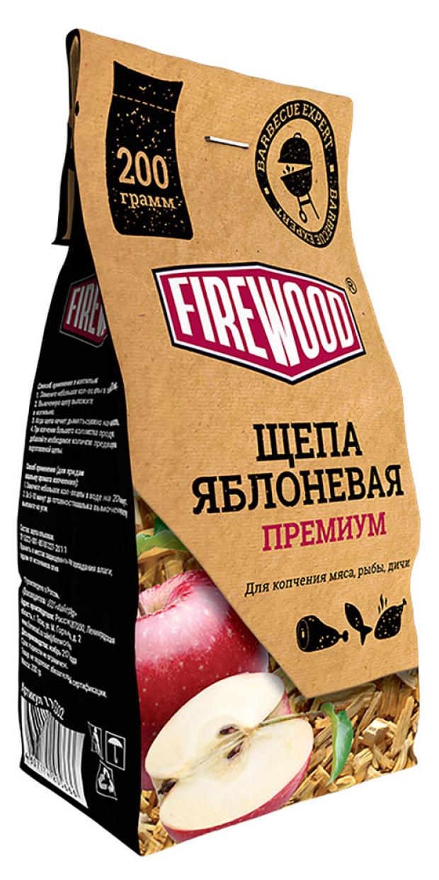 фото Щепа для копчения firewood яблоневая, 200 г