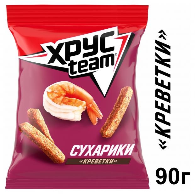 

Сухарики Хрусteam Креветка, 90 г