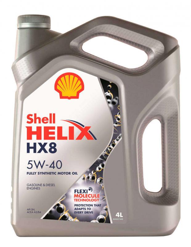 фото Масло моторное shell helix hx8 5w40 синтетическое, 4 л