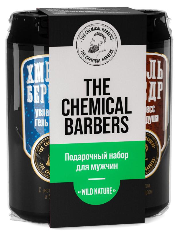 Набор подарочный для мужчин The chemical barbers Wild Nature Гель Хмель&Бергамот, 350 мл + Гель Хмель&Дерево, 350 мл