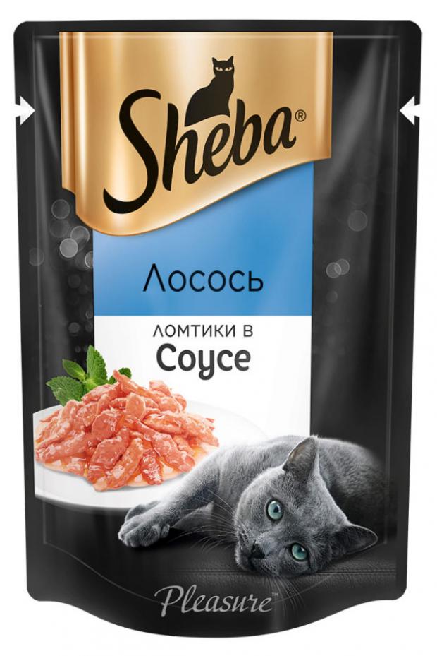 

Корм для кошек Sheba лосось в соусе, 85 г