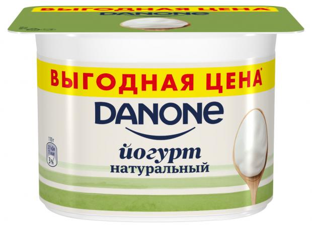 

Йогурт Danone Натуральный 3.3%, 110 г