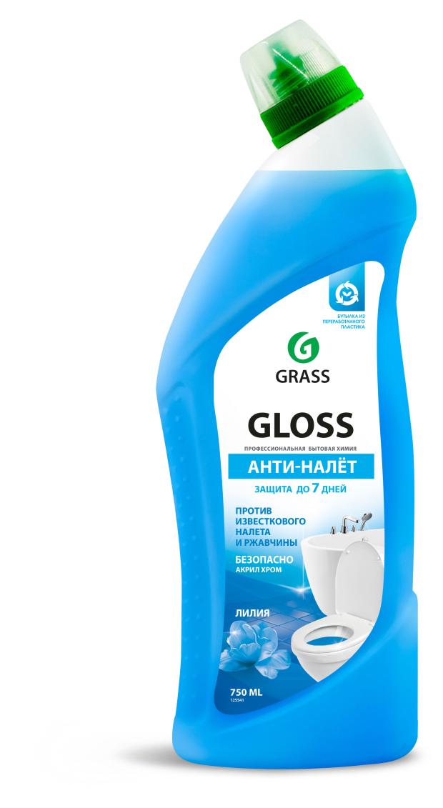 

Чистящий гель для ванны и туалета Grass Gloss breeze, 750 мл