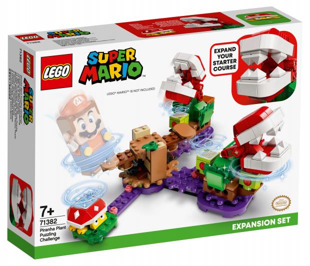 

Конструктор LEGO Super Mario 71382 Дополнительный набор Загадочное испытание растения-пираньи