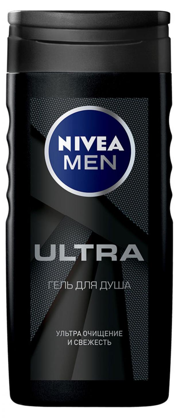 фото Гель для душа мужской nivea men ultra, 250 мл