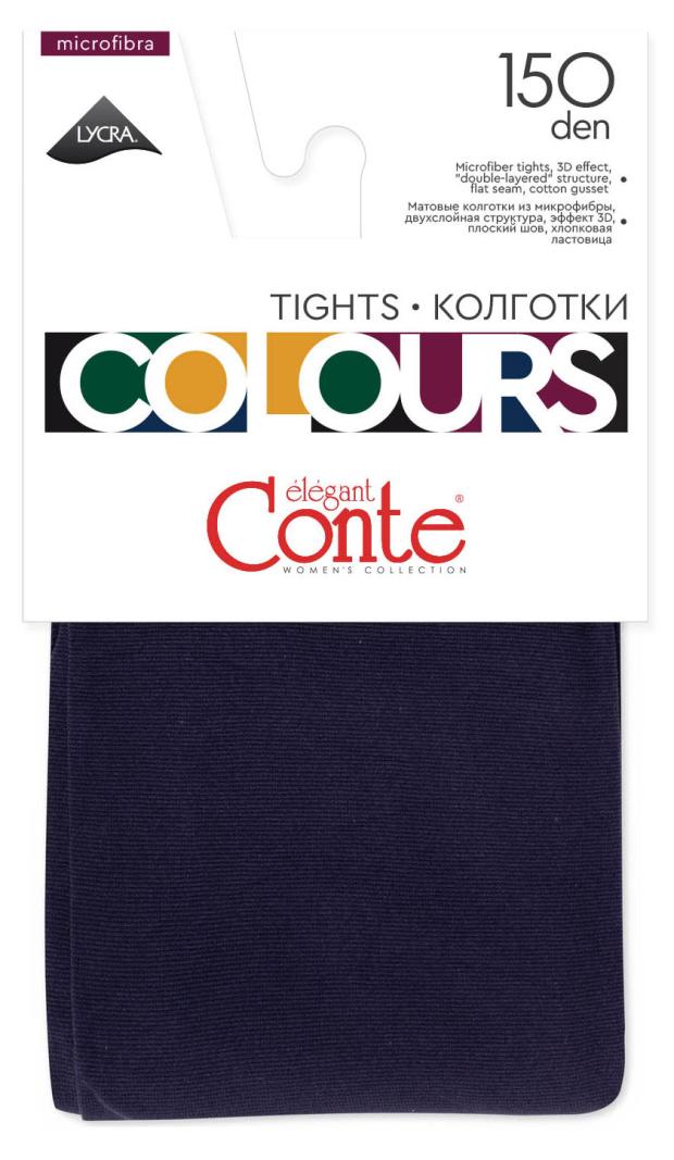 

Колготки женские Conte Elegant Ce Colours 150 Navy, размер 2