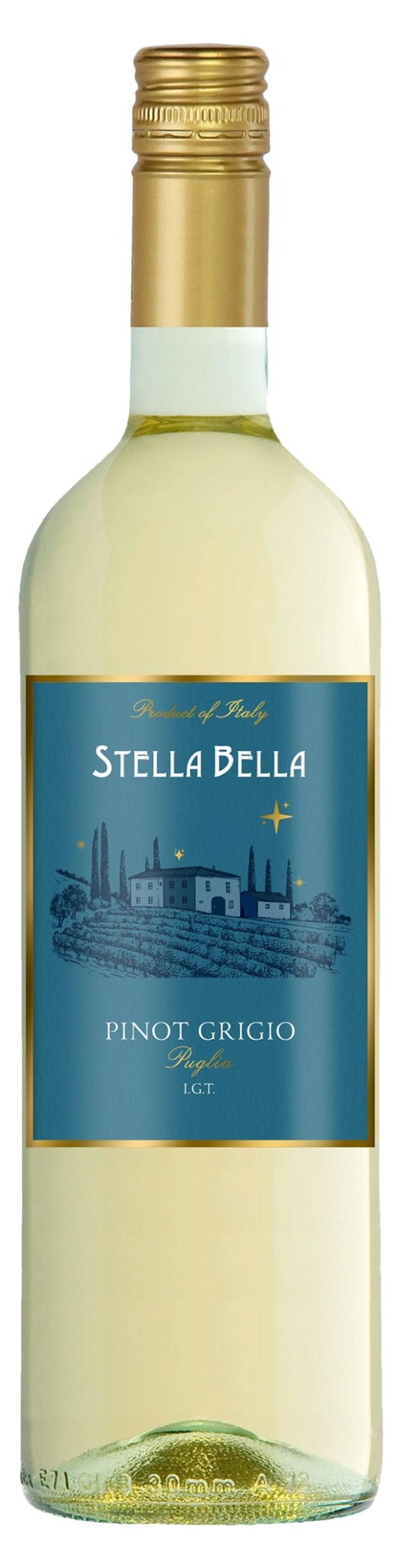 Вино Stella Bella Pinot Grigio белое сухое Италия, 0,75 л