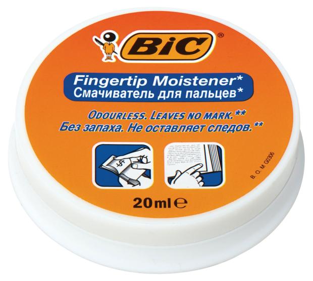 фото Увлажнитель для пальцев bic fingertip, 20 мл