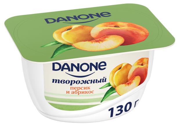 

Творожок Danone с персиком и абрикосом 3,6%, 130 г