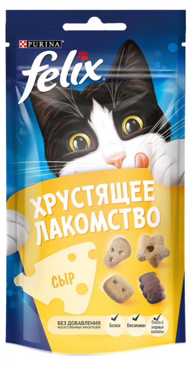 

Хрустящее лакомство для кошек Felix Party Mix Сырный микс, 60 г