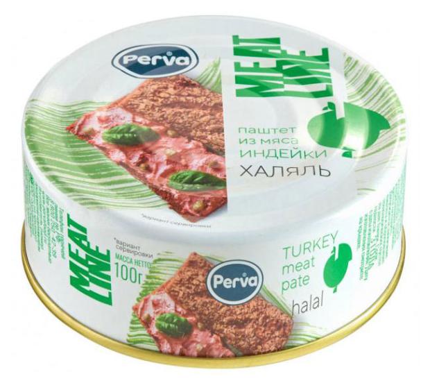 Паштет Perva Meat Line с мясом индейки, 100 г