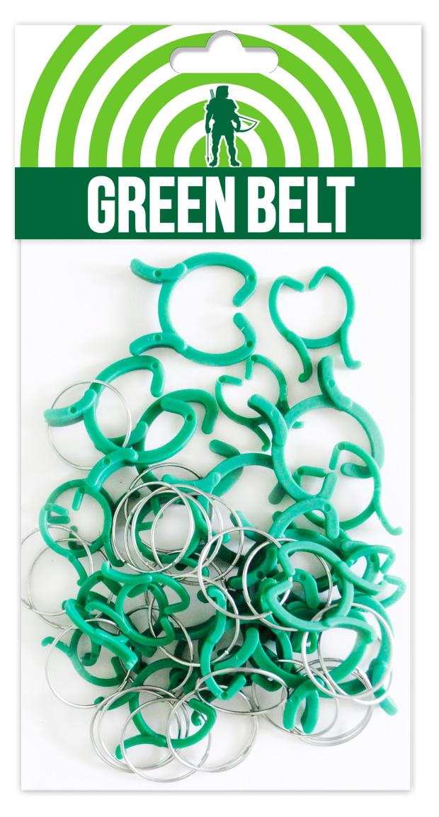 фото Комплект зажимов green belt кольца, 50 шт