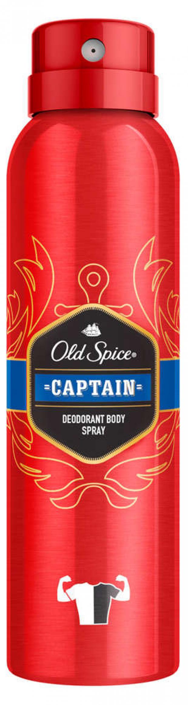 

Дезодорант спрей для мужчин Old Spice Captain, 150 мл