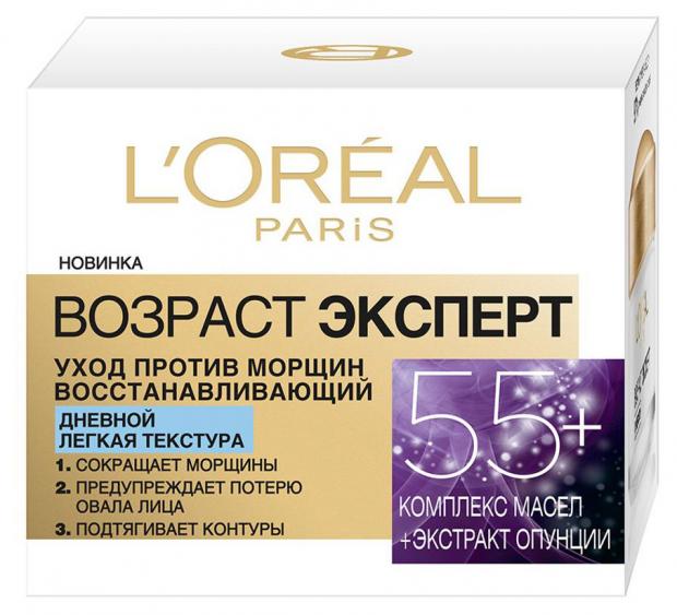 

Крем для лица дневной L'Oreal Paris Возраст эксперт 55+, 50 мл