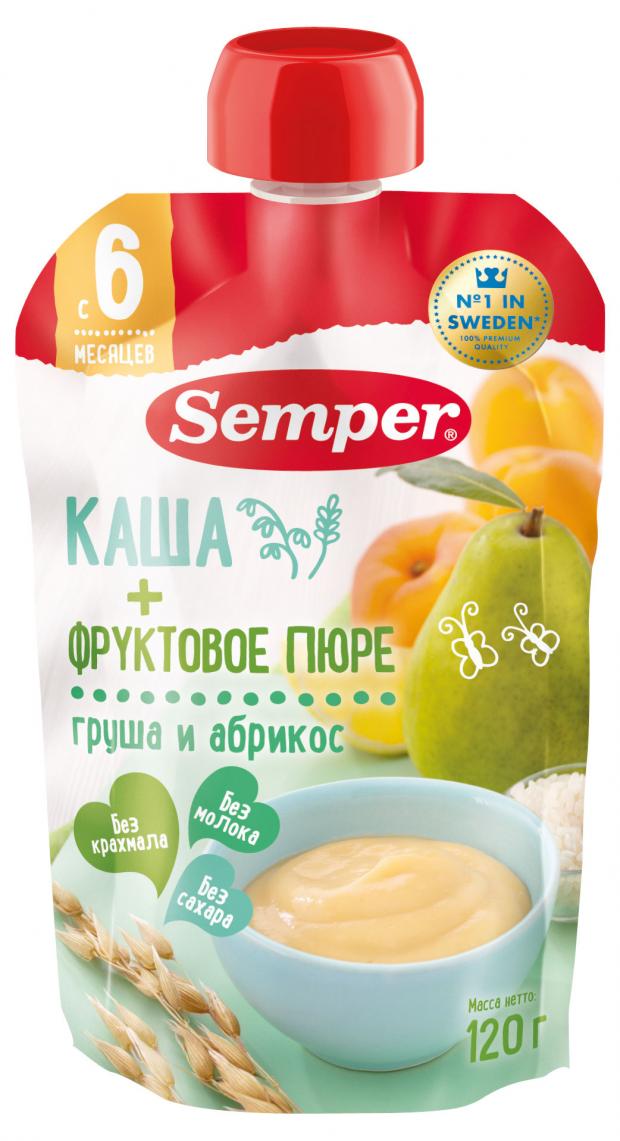 Пюре semper. Semper детское питание пюре. Фруктовое пюре сэмпер. Каша + фруктовое пюре Semper. Абрикосовое пюре.