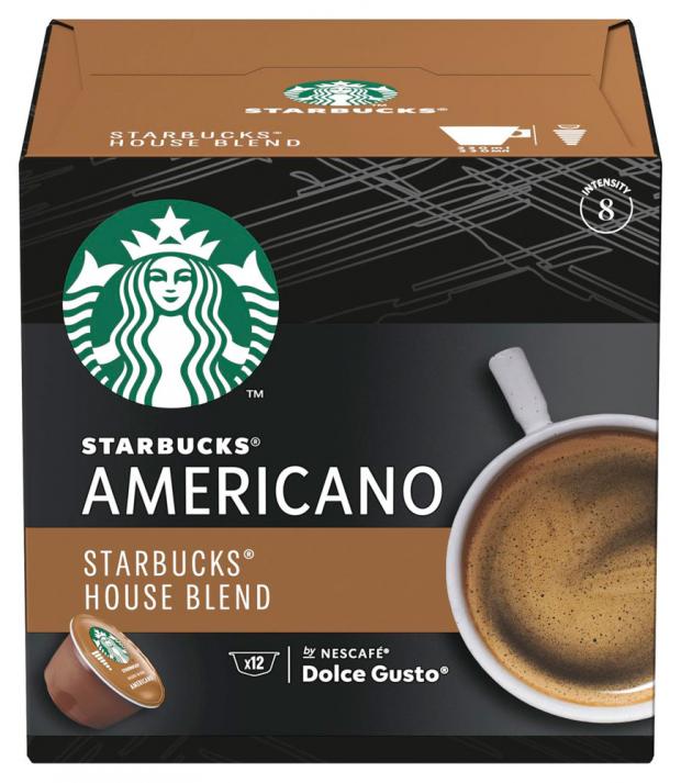 фото Кофе в капсулах starbucks house blend americano, 12 шт