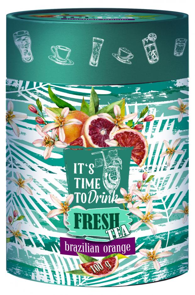 

Чай черный TeaTale "Fresh Tea Brazilian Orange цейлонский листовой c бразильским апельсином, 100 г