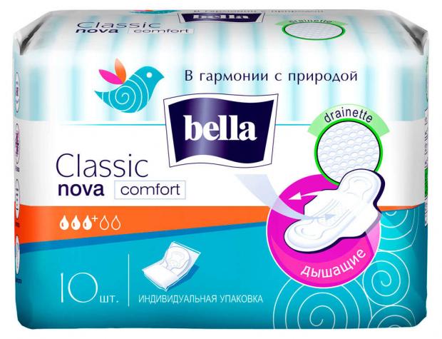 

Прокладки гигиенические Bella Classic Nova Komfort, 10 шт