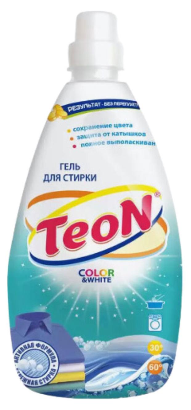 Гель для стирки цветного белья Teon Color&White, 1,9 л