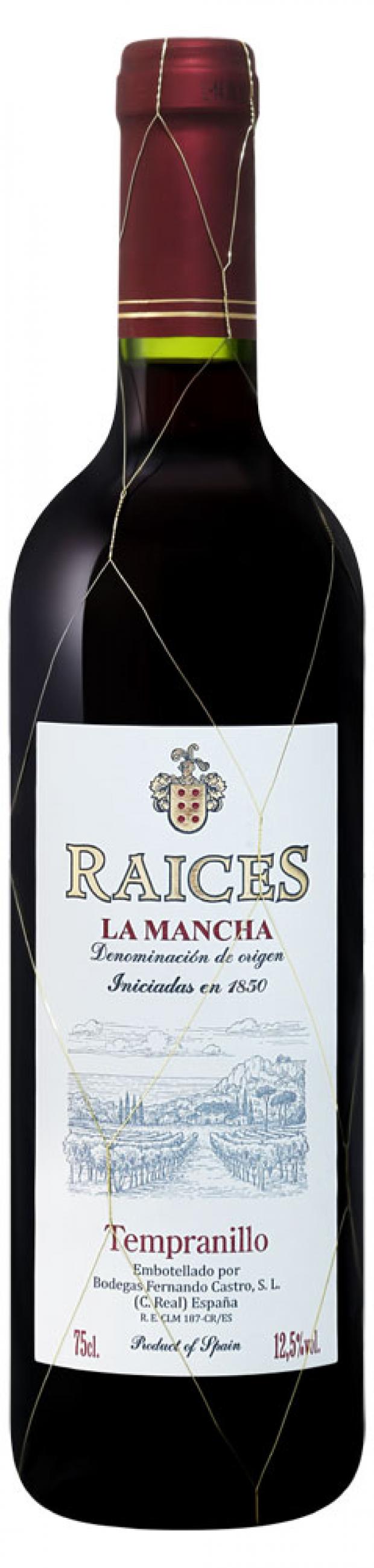 Вино Raices Tempranillo красное сухое Испания, 0,75 л