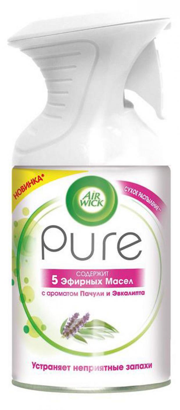 

Освежитель воздуха Air Wick Pure Пачули и Эвкалипт, 250 мл