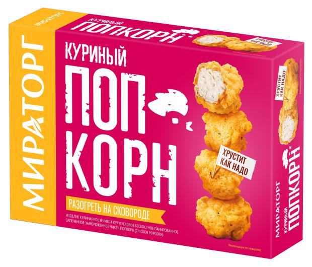 

Попкорн куриный Мираторг замороженный, 200 г