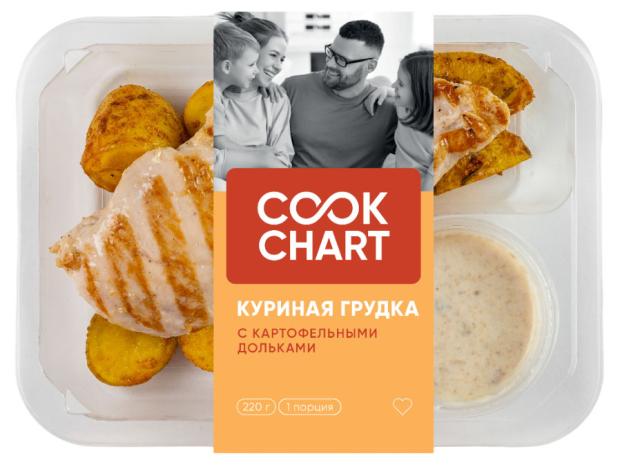 Куриная грудка гриль Cook Chart с картофельными дольками, 220 г